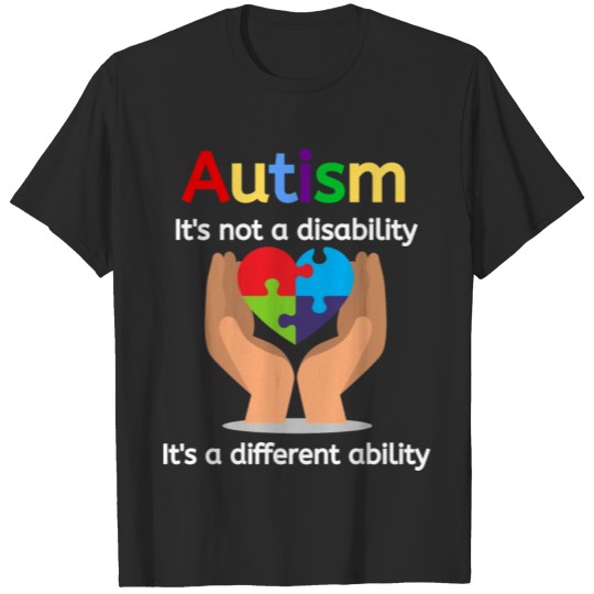 Discover Autism It's not a disability. T-shirt