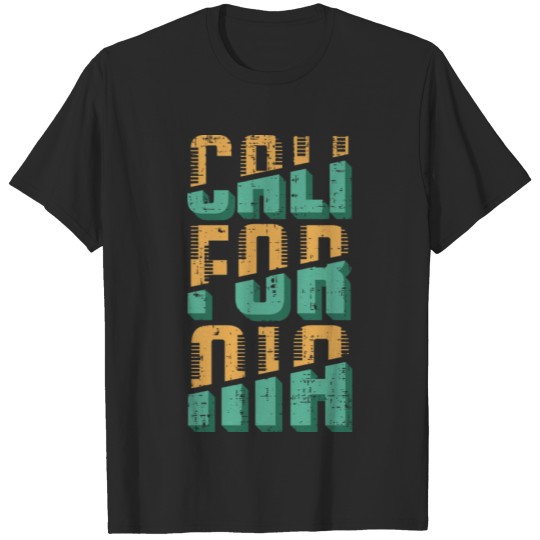Discover California typography design T-shirt