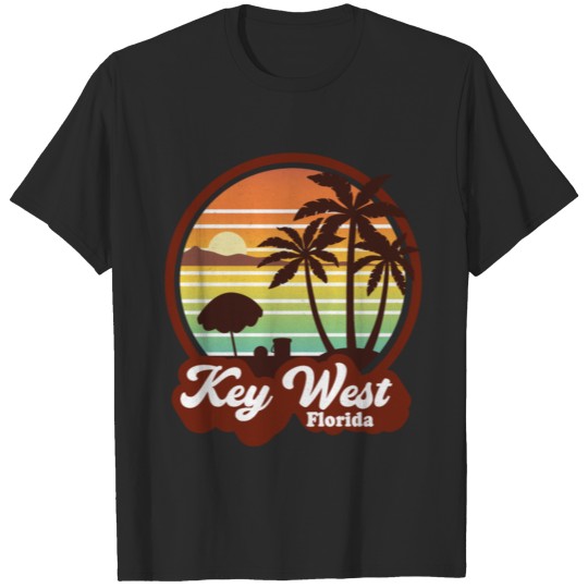 Discover Vintage Key West Florida Retro 60s 70s T-shirt
