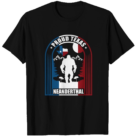Bigfoot Proud Texas Neanderthal T-shirt