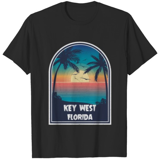 Discover Key West Florida Vintage Retro 1980s T-shirt