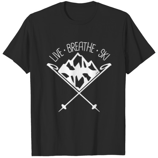 Discover skiing Fun Gift Wintersport T-shirt