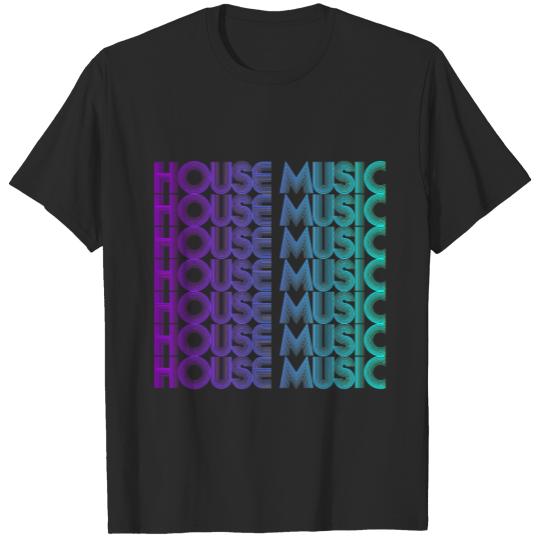 Discover House Music Vaporwave Techno House Music EDM Lover T-shirt
