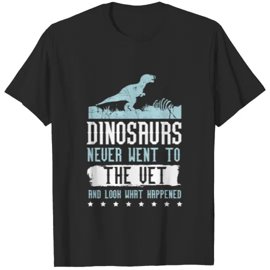 Discover Veterinarian Dinosaurs Funny Veterinary Graduate T-shirt