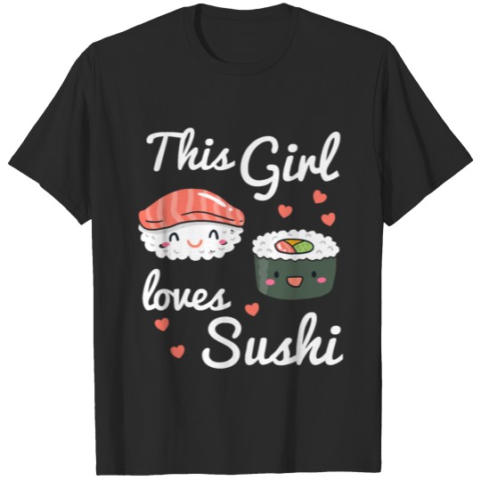 Discover Sushi Tshirt For Fish Nigiri Kawaii Maki Miso T-shirt