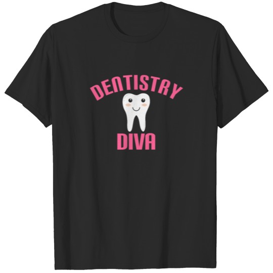 Discover Dentistry Diva Assistant Dentist Dental Hygienist T-shirt