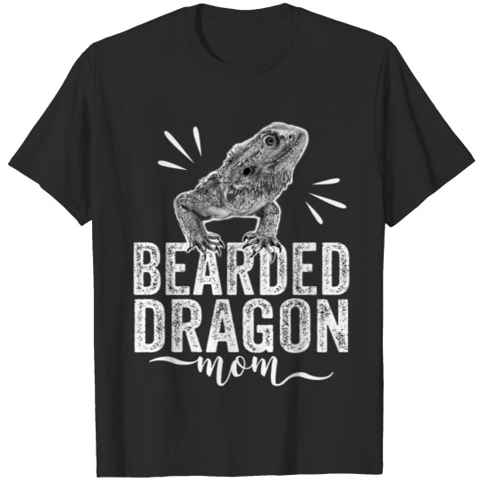 Bearded Dragon Mom Reptile Lizard Beardie Gift Gif T-shirt