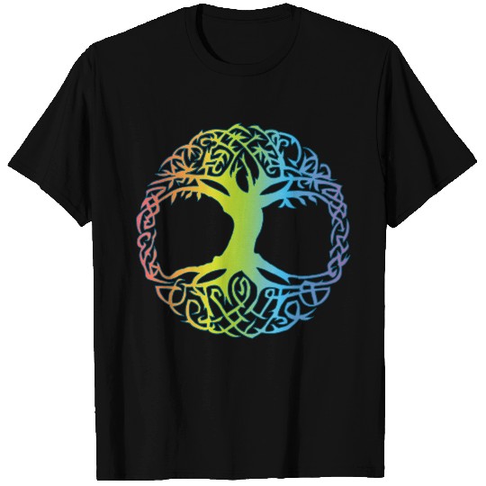Celtic Rainbow Tree of Life T-shirt