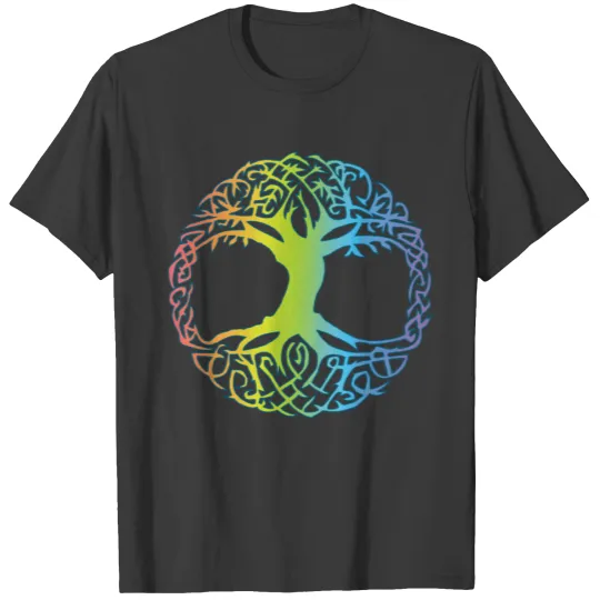 Celtic Rainbow Tree of Life T-shirt