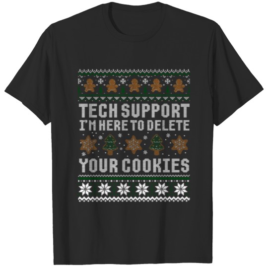 Funny Christmas Tech Support Computer Programmer U T-shirt