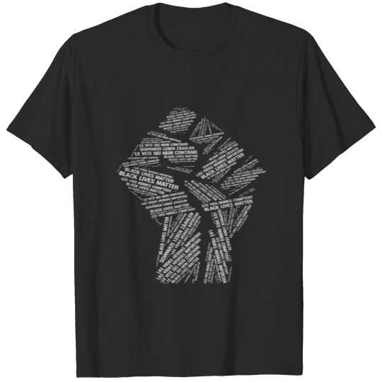 Discover Black Lives Matter Multiple Languages T-shirt