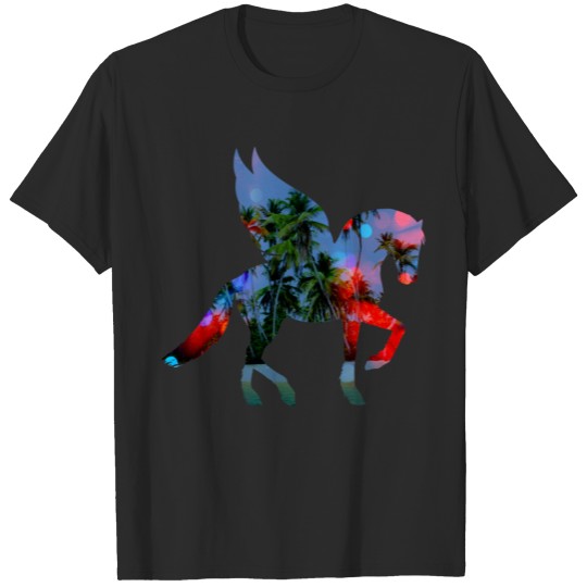 Discover The legend of Angelic Horses with magic wings T-shirt