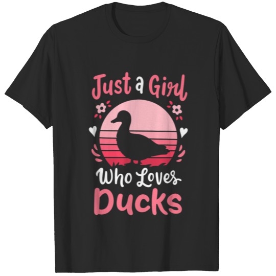 Discover Duck Just a Girl Who Loves Ducks T-shirt