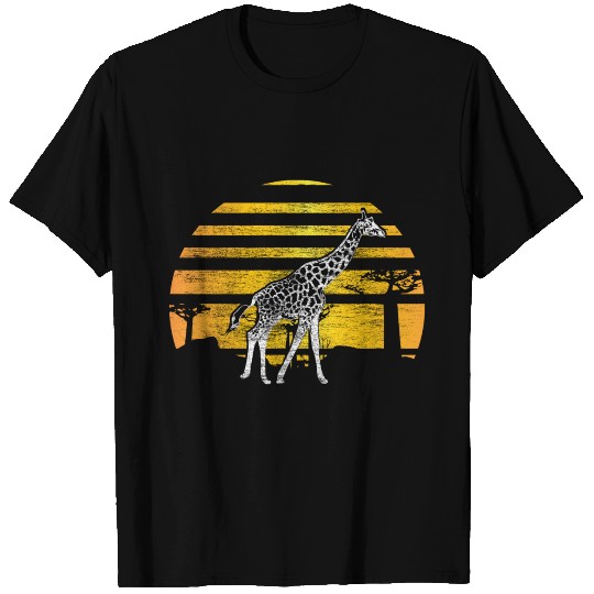Giraffe wildlife gift idea T-shirt