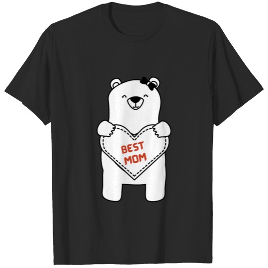 Discover Best mom ever - Bear mom T-shirt