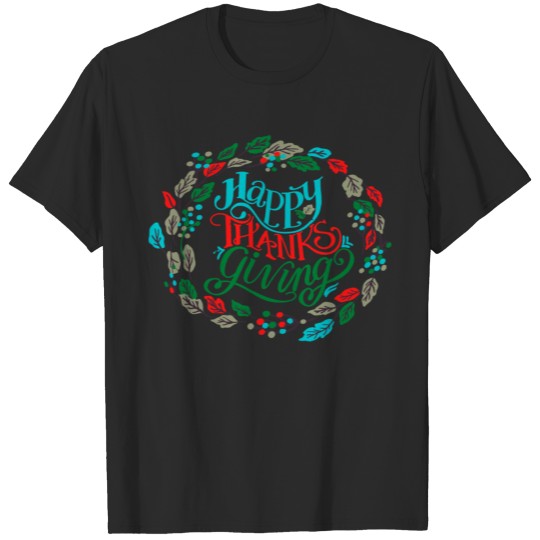 Discover HAPPY THANKSGIVING T-shirt