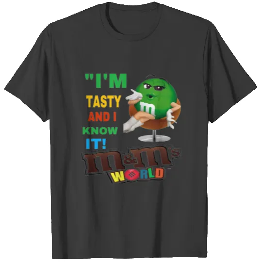 Discover Green M&m’s tasty women T-shirt