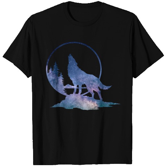 Galaxy Wolf T-shirt