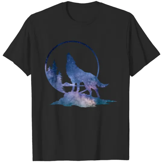 Galaxy Wolf T-shirt