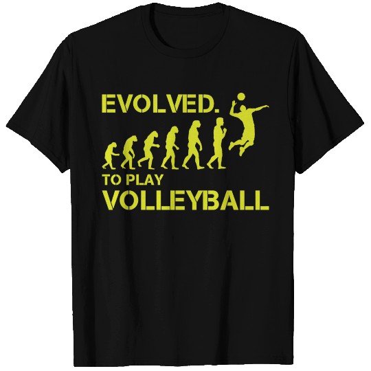 Evolved to play Volleyball Coach Hobby Ball T-shirt