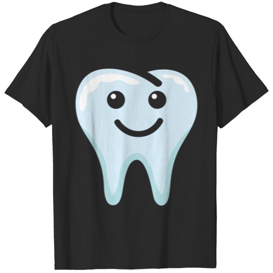 Discover Happy Tooth Smiling Teeth Dentist Design T-shirt