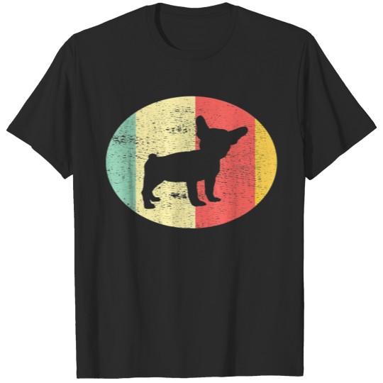 Discover French Bulldog Vintage Retro Dog Gift T-shirt