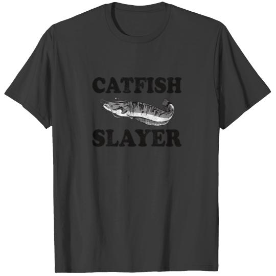 Catfishing For Men Cat Fisherman Angler Catfish T-shirt