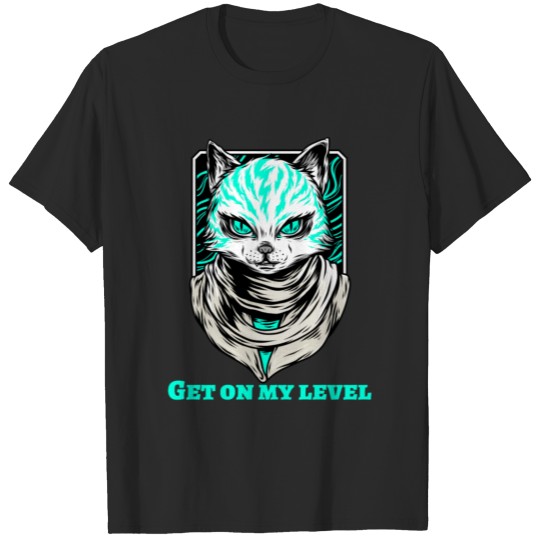 Cat t-shirt gangster cat for cats fans T-shirt