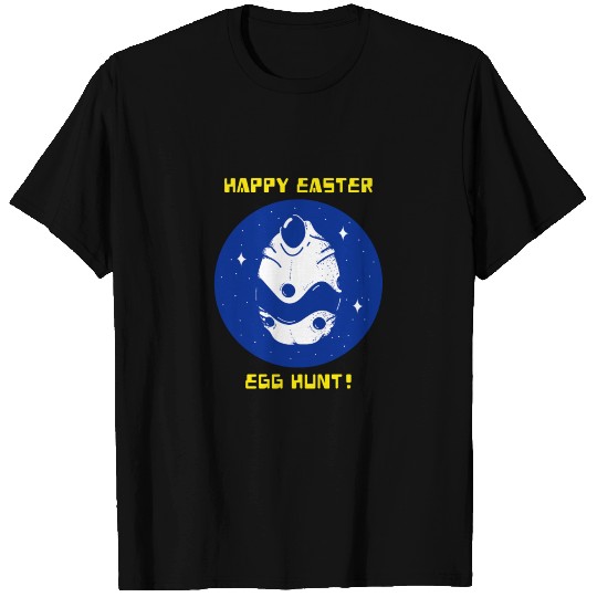 Happy Easter Egg Hunt Neon Yellow T-shirt