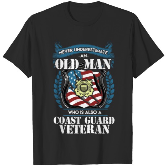 Us Coast Guard Veteran Design T-shirt