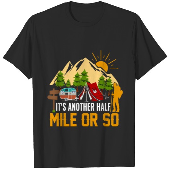 Discover MOUNTAIN CLIMBING TOUR TRACKING FOREST NATURE HIKE T-shirt