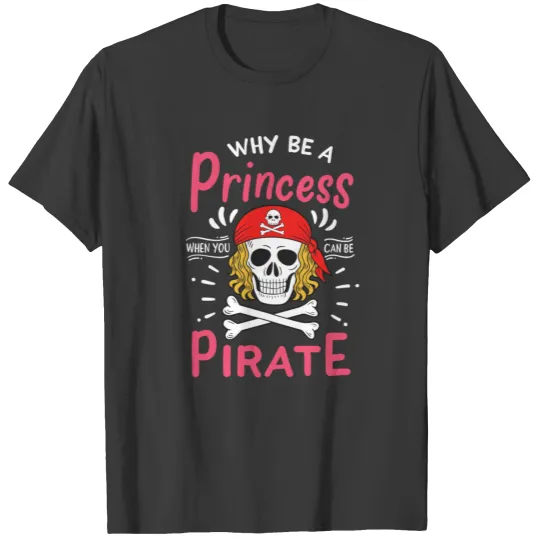 Pirate Crossbones Pirate Princess T-shirt