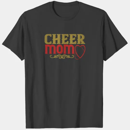 Cheer Mom Football T-shirt