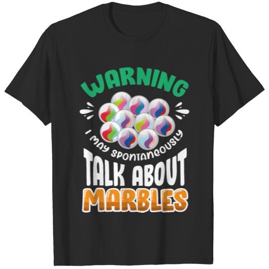 Discover Funny Marbles Gift Idea for Marble Racer T-shirt