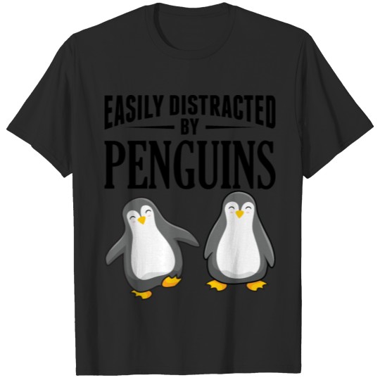 Discover Penguin lover Easily Distracted Penguins gift T-shirt
