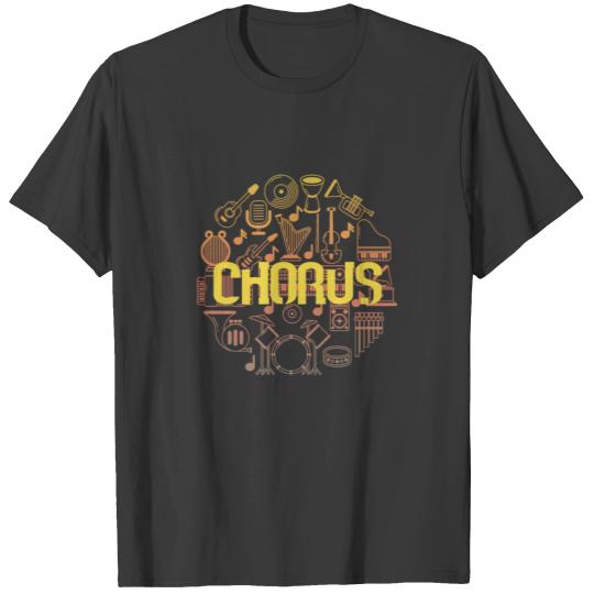 Chorus Orchestra Choir Singer Choral Music Gift T-shirt