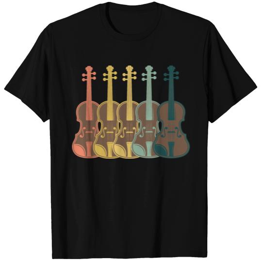 Violin Retro T-shirt