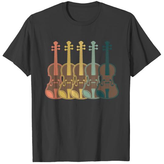 Violin Retro T-shirt