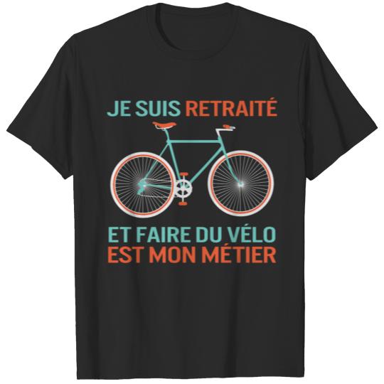 Discover Cycliste Tee shirt Cadeau De Retraite Pour Fête T-shirt