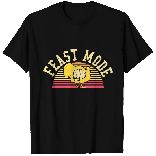 Feast Mode Dumbbell Weightlifting Kettlebell T-shirt