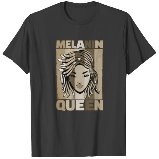 Melanin Queen African American Dreadlock T-shirt