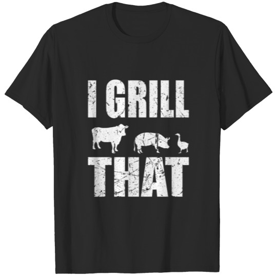 Discover Meat Grill Bbq Chef Cook Barbecue T-shirt