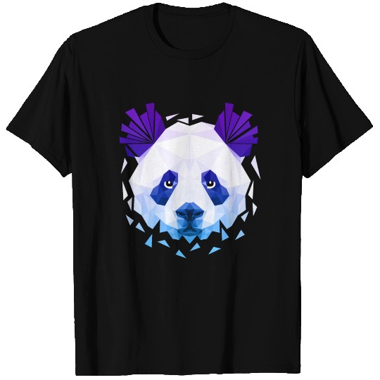 Panda Bear polynomial Cool Art Animal Gift Japan T-shirt