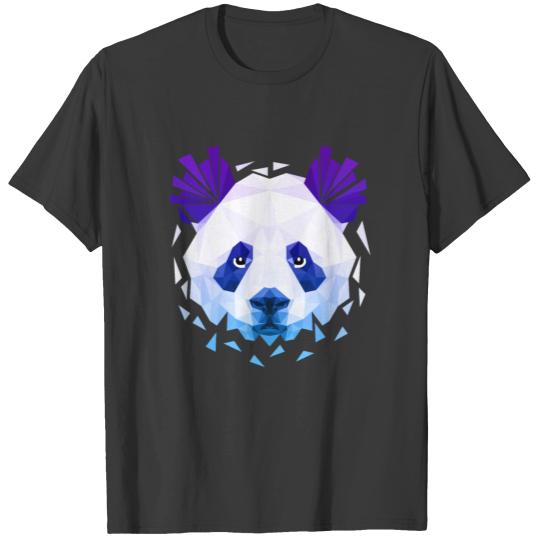 Panda Bear polynomial Cool Art Animal Gift Japan T-shirt