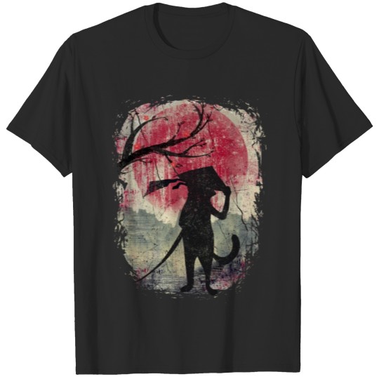 Discover Samurai Cat T-shirt