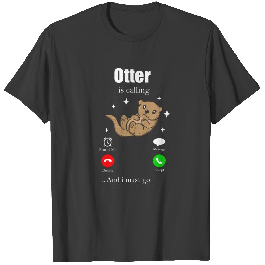 Otter Animal Gift Marten Sweet Weasel Otter T-shirt