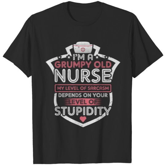 Discover grumpy old nurse t shirt T-shirt