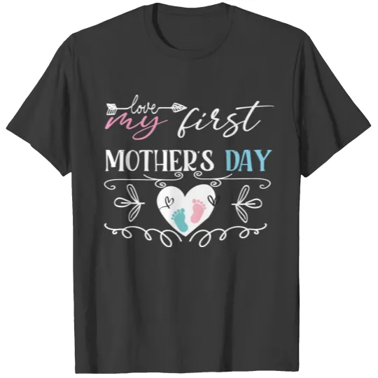 funny Mothers Day .First Mothers Day 2021 Pregnanc T-shirt