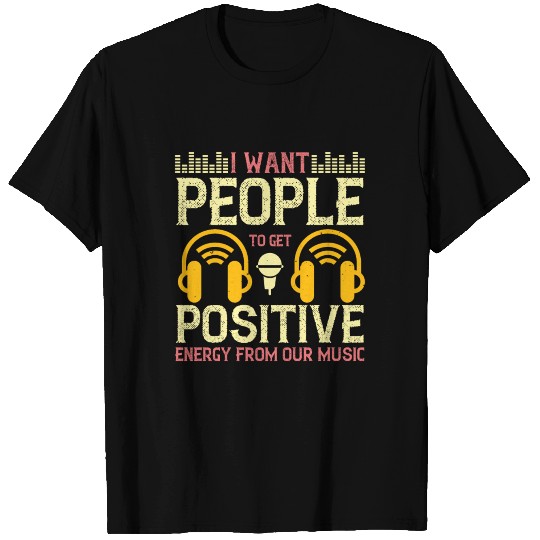Positive energy from our music T-shirt