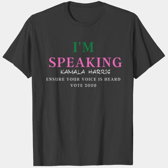 I Am Speaking Kamala Harris Vice Presidential Deba T-shirt